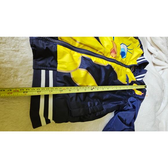 New Looney Tunes Members Only Jacket, Size Medium Navy & Yellow Tweety - Picture 5 of 9